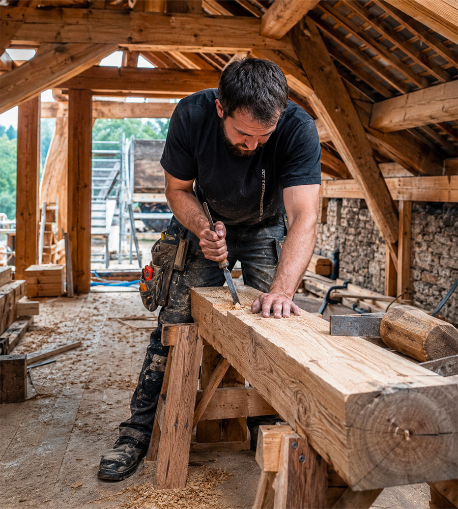 Détails techniques charpente dans les Hauts-de-Seine (92)