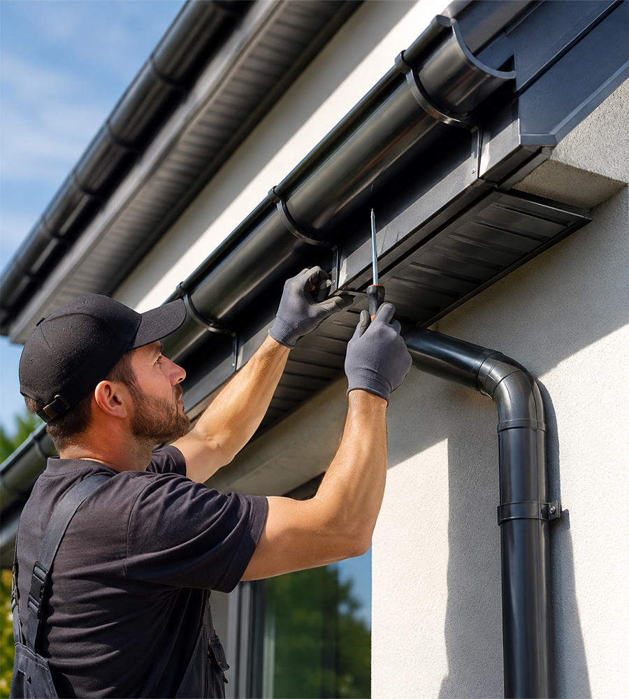Détails techniques gouttières dans les Hauts-de-Seine (92)